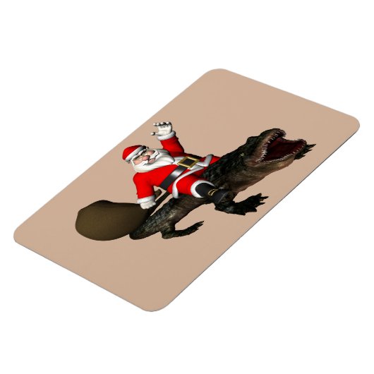Feierliche Weihnachtsfeier Reiten Magnet (Linke Seite)