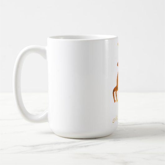 Feierliche Weihnachtsfeier Rentier - Perfekt für F Kaffeetasse (Links)