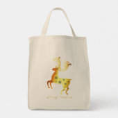 Feierliche Weihnachtsfeier Rentier - Perfekt für F Tragetasche (Rückseite)