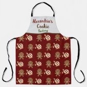 Feierliche Weihnachtsfeier Spaß Familienkochen Bac Schürze (Vorderseite)