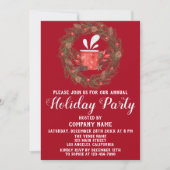 Feierliche Weihnachtsfeier von Red Green Company Einladung (Vorderseite)
