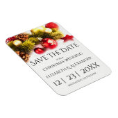 Feierliche Weihnachtsfeiern Speichern Sie das Date Magnet (Rechte Seite)