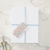 Feierliche Weihnachtsfeiertage Custom Geschenkanhänger (Mit Garn)