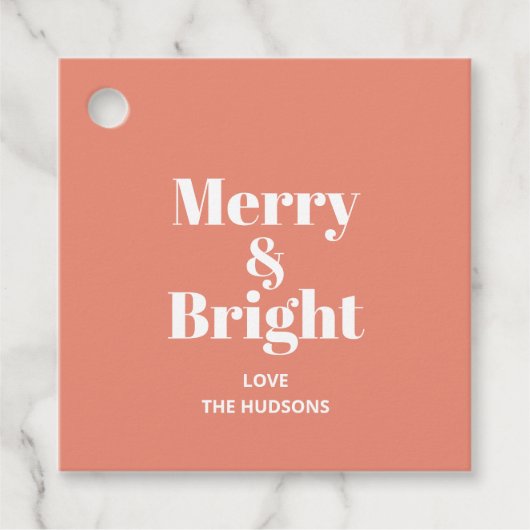 Feierliche Weihnachtsfeiertage Geschenkanhänger (Vorderseite)