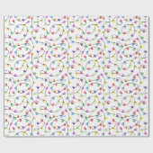 Feierliche Weihnachtsfeiertage Geschenkpapier (Flach)