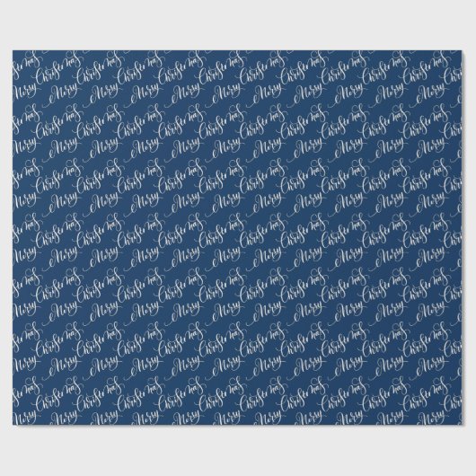 Feierliche Weihnachtsfeiertage Geschenkpapier (Flach)