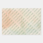 Feierliche Weihnachtsfeiertage Geschenkpapier Set (Vorderseite 3)