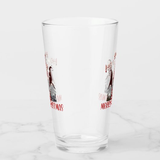 Feierliche Weihnachtsfeiertage-Gnome Glas (Rechts)