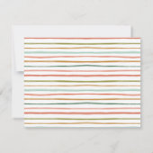 Feierliche Weihnachtsfeiertage im Wasser Mitteilungskarte (Rückseite)