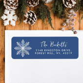 Feierliche Weihnachtsfeiertage mit Schneeflocken