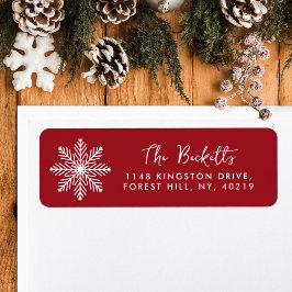 Feierliche Weihnachtsfeiertage mit Schneeflocken