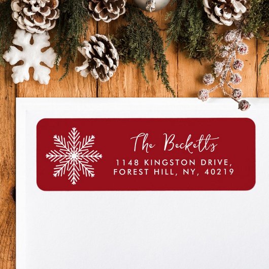 Feierliche Weihnachtsfeiertage mit Schneeflocken