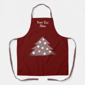 Feierliche Weihnachtsfeiertage Schürze (Vorderseite)