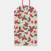 Feierliche Weihnachtsfeiertage-Tags Geschenkanhänger (Rückseite)