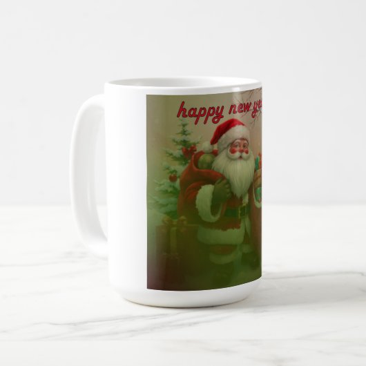 Feierliche Weihnachtsgeschenke - Chef in jedem Sip Kaffeetasse (Vorderseite Links)