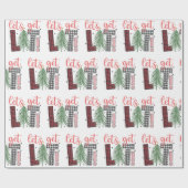 Feierliche Weihnachtsgeschenke für Lassend Spaß Geschenkpapier (Flach)