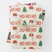 Feierliche Weihnachtsgeschenke Wrap Sheets mit Wei Geschenkpapier Set (Beispiel)