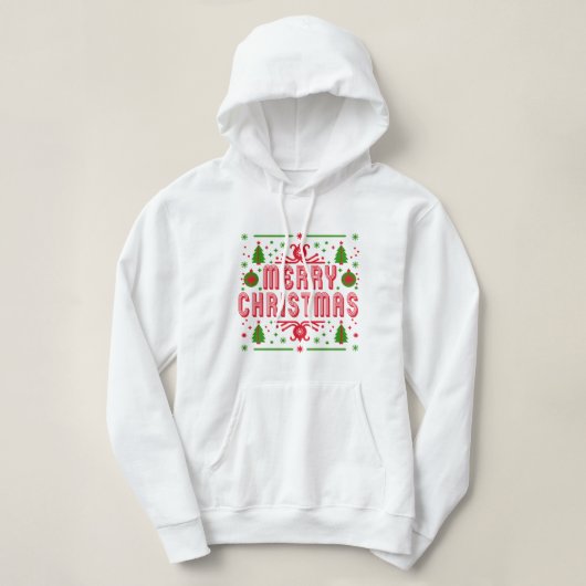 Feierliche Weihnachtsmagie Hoodie (Design vorne)