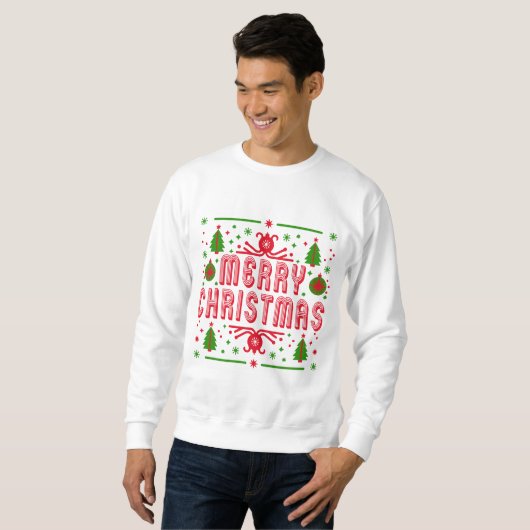 Feierliche Weihnachtsmagie Sweatshirt (Vorne ganz)
