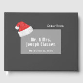 Feierliche Weihnachtsmannmütze,l Weihnachtsfeier Gästebuch (Vorderseite)