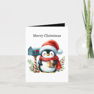 Feierliche Weihnachtsmörder Feiertagskarte