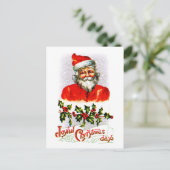 Feierliche Weihnachtstage Feiertagspostkarte (Stehend Vorderseite)