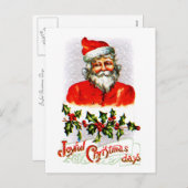 Feierliche Weihnachtstage Feiertagspostkarte (Vorne/Hinten)