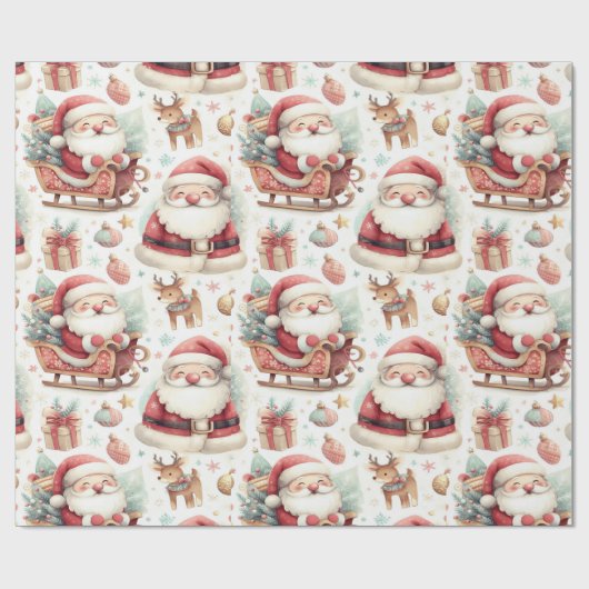 Feierliche Weihnachtsverpackung Geschenkpapier (Flach)