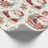 Feierliche Weihnachtsverpackung Geschenkpapier (Ecke)