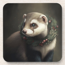 Feierliche Winterferien/Weihnachten Untersetzer