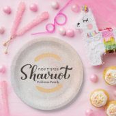 Feierliche Woche Shavuot Judenurlaub Hebräisch Pappteller (Party)