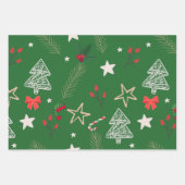 Feierliche Wraps für glückliche Momente Geschenkpapier Set (Vorderseite 2)