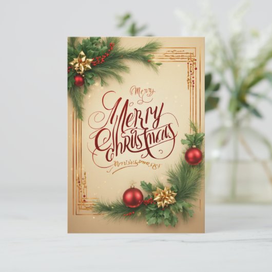 Feierliche Wünsche: Karten für jede Feier (Stehend Vorderseite)