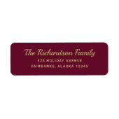 Feierliche Wünsche | Moderner Weihnachtsurlaub (Vorne)