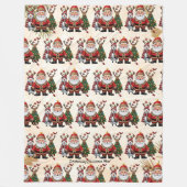 "Feierliche Zeit" Fleecedecke (Vorderseite)