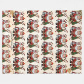 "Feierliche Zeit" Fleecedecke (Vorderseite (Horizontal))