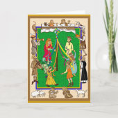 Feierliche Zeit Karte (Vorderseite)