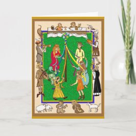 Feierliche Zeit Karte