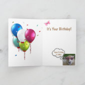 Feierliche Ziege zum Geburtstag Karte (Innenseite)