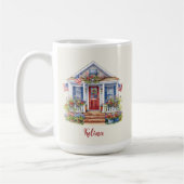 Feierlicher 4. Juli Personalisiertes Patriotisches Kaffeetasse (Links)