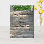 Feierlicher Abschluss Karte (Gelbe Blume)