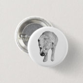 Feierlicher Augenzwinkern, Abzeichen aus schattige Button (Vorne & Hinten)