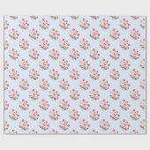 Feierlicher Cheerleader Geschenkpapier (Flach)