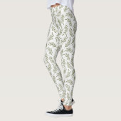 Feierlicher Cypress Pattern Urlaub Leggings (Links)