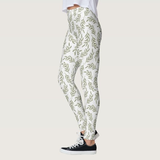 Feierlicher Cypress Pattern Urlaub Leggings (Links)