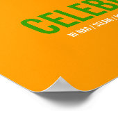 Feierlicher Diversity Multikultureller Tag Poster (Ecke)