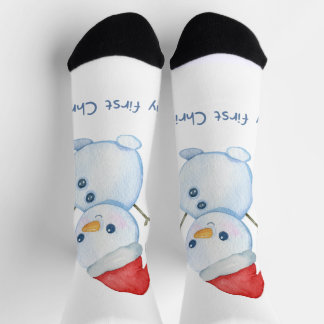 "Feierlicher Feiertagsjubiläum: Weihnachtssocken" Socken