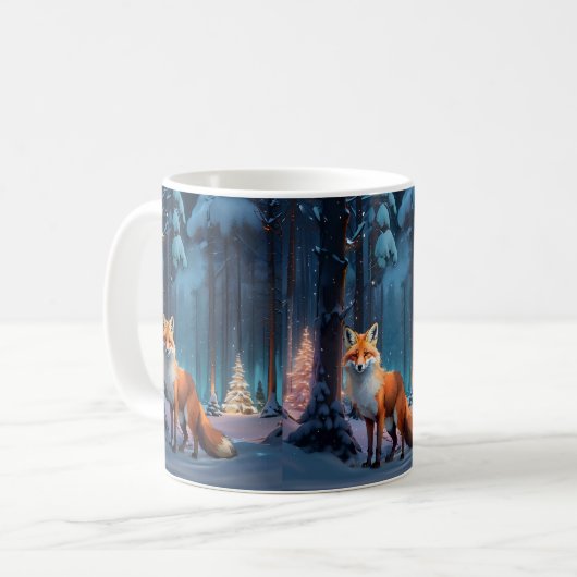 Feierlicher Fuchs Kaffeetasse (Vorderseite Links)