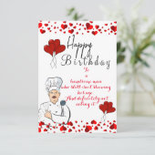 Feierlicher Geburtstag des Ehemanns Karte (Stehend Vorderseite)