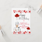 Feierlicher Geburtstag des Ehemanns Karte (Vorderseite/Rückseite Beispiel)